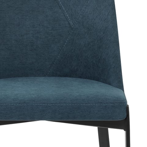 Aspen Bar Stool Blue Fabric