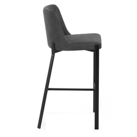 Aspen Bar Stool Charcoal Fabric