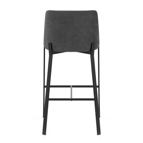Aspen Bar Stool Charcoal Fabric