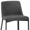 Aspen Bar Stool Charcoal Fabric