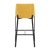 Aspen Bar Stool Yellow Fabric
