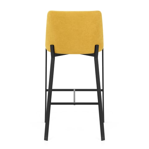 Aspen Bar Stool Yellow Fabric