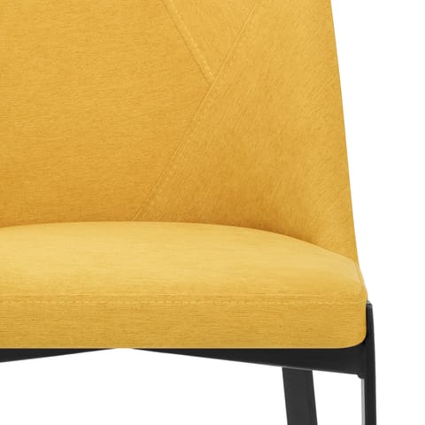 Aspen Bar Stool Yellow Fabric