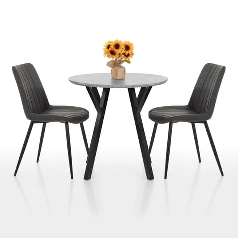 Quest 80cm Dining Table Concrete