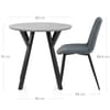 Wessex Dining Set Concrete & Blue