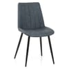 Sussex Dining Set Grey Wood & Blue