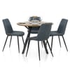 Sussex Dining Set Oak & Blue