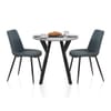 Wessex Dining Set Concrete & Blue