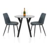 Wessex Dining Set Concrete & Blue