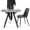 Quest 100cm Dining Table Concrete