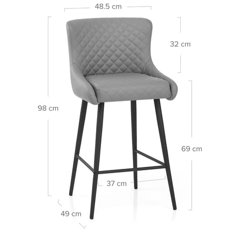 Provence Bar Stool Grey