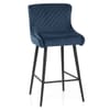 Provence Bar Stool Blue Velvet