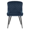 Provence Dining Chair Blue Velvet