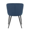 Provence Dining Chair Blue Velvet