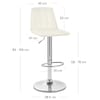 Pulse Bar Stool Antique Cream