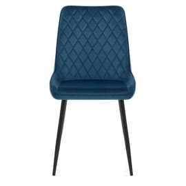 Chevy Dining Chair Blue Velvet