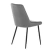 Chevy Dining Chair Grey Velvet