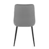 Chevy Dining Chair Grey Velvet