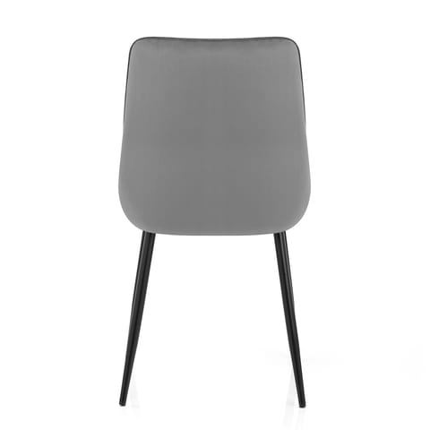 Chevy Dining Chair Grey Velvet