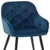 Henderson Chair Blue Velvet