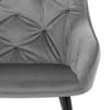 Henderson Chair Grey Velvet