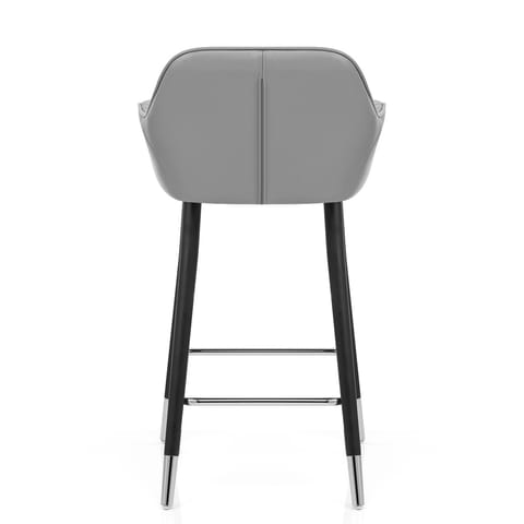 Apres Grande Stool Real Leather Grey