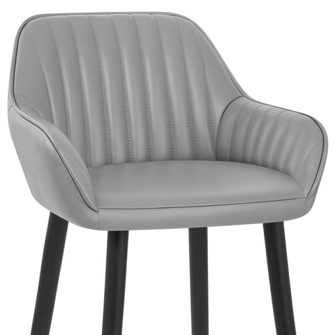 Apres Grande Stool Real Leather Grey