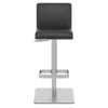 Newark Brushed Bar Stool Black