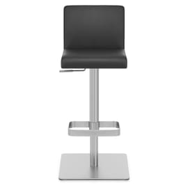 Newark Brushed Bar Stool Black
