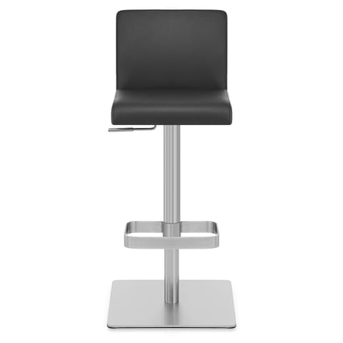 Newark Brushed Bar Stool Black