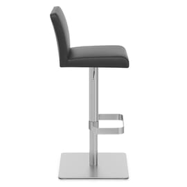 Newark Brushed Bar Stool Black