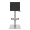 Newark Brushed Bar Stool Black