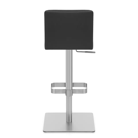 Newark Brushed Bar Stool Black