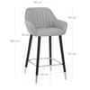 Apres Grande Stool Light Grey