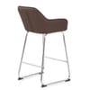 Kanto Chrome Stool Brown