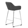 Kanto Chrome Stool Charcoal