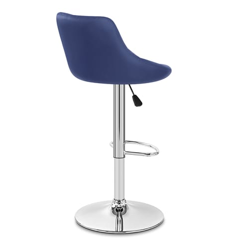 Stitch Bar Stool Blue