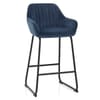 Kanto Bar Stool Blue Velvet