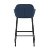 Kanto Bar Stool Blue Velvet