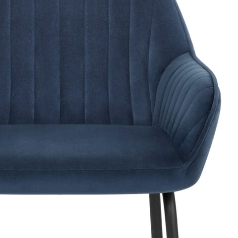 Kanto Bar Stool Blue Velvet