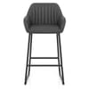 Kanto Bar Stool Charcoal