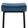 Uno Bar Stool Blue Velvet