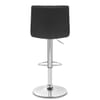 Debut Real Leather Bar Stool Black