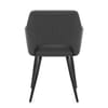 Lopez Dining Chair Charcoal Fabric