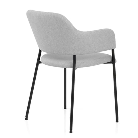 Trent Dining Chair Light Grey Fabric