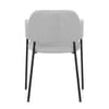 Trent Dining Chair Light Grey Fabric
