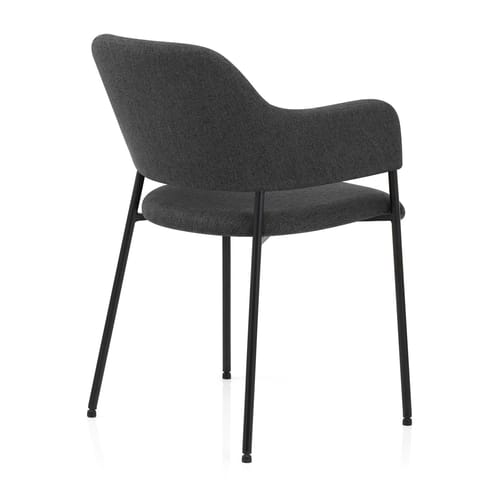 Trent Dining Chair Charcoal Fabric