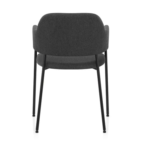 Trent Dining Chair Charcoal Fabric