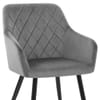 Shelby Armchair Grey Velvet