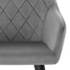 Shelby Armchair Grey Velvet